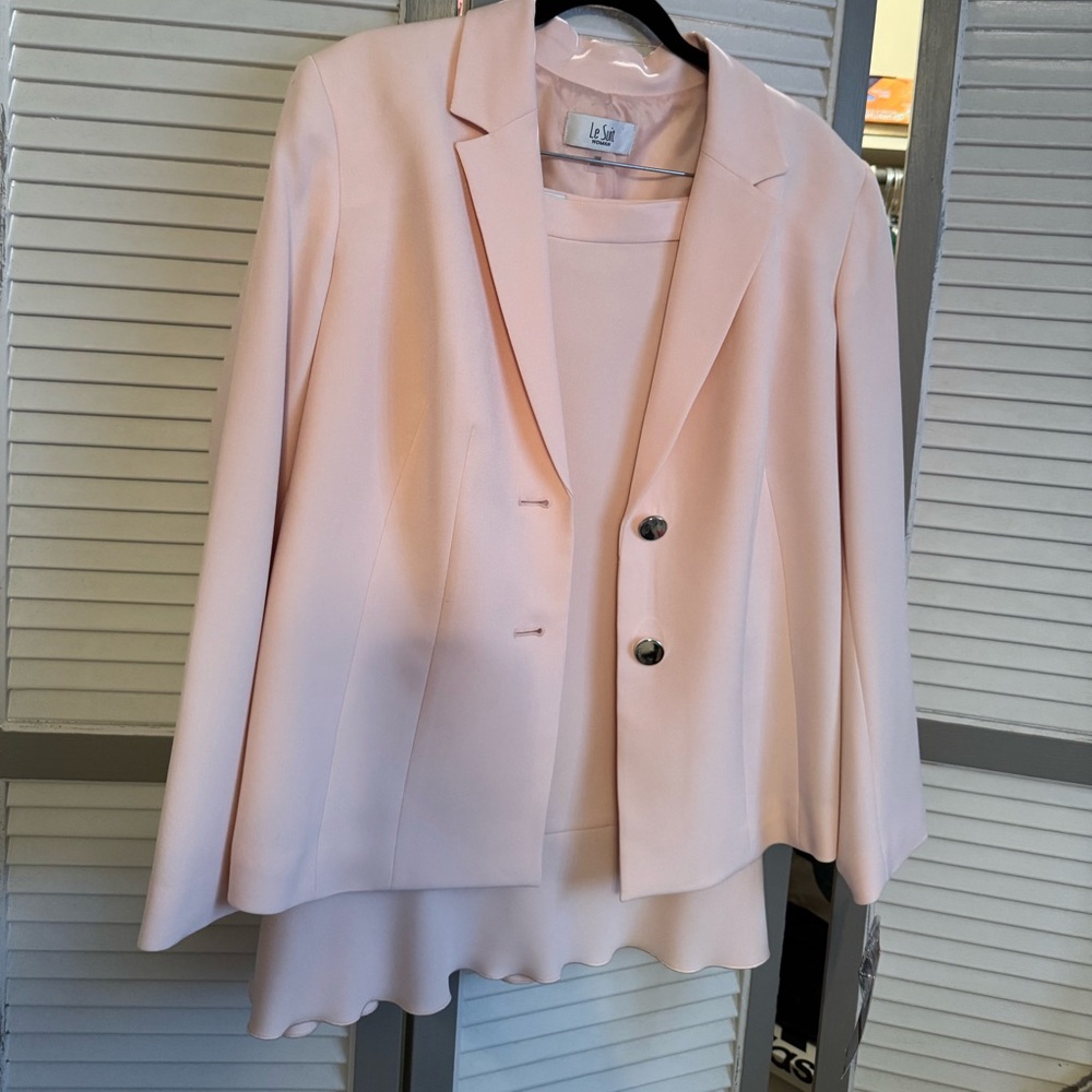 Le Suit Pink A-Line Skirt Professional Full Design